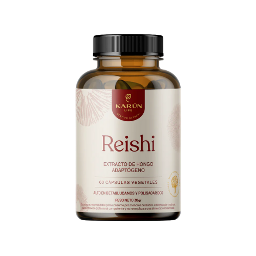REISHI – CALMA, EQUILIBRIO Y BIENESTAR PROFUNDO | 60 CÁPSULAS VEGETALES - KARÜN LIFE