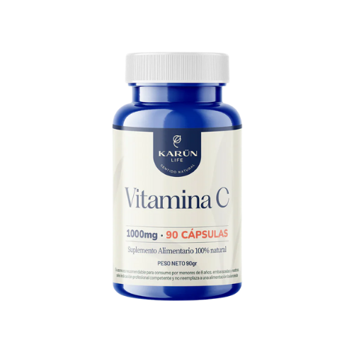 VITAMINA C 1000 MG – DEFENSAS, RECUPERACIÓN Y PROTECCIÓN CELULAR | 90 CÁPSULAS - KARÜN LIFE