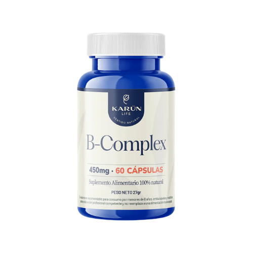 B-COMPLEX – ENERGÍA, FOCO Y SISTEMA NERVIOSO | 60 CÁPSULAS  KARÜN LIFE