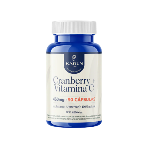 CRANBERRY + VITAMINA C – DEFENSA, PROTECCIÓN Y BIENESTAR DIARIO | 90 CÁPSULAS - KARÜN LIFE