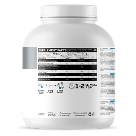 100% WHEY PROTEIN – OSTROVIT (SABOR VAINILLA)